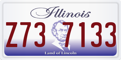 IL license plate Z737133