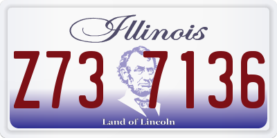 IL license plate Z737136