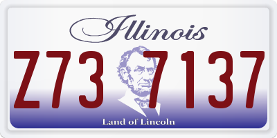 IL license plate Z737137