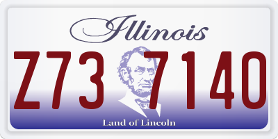 IL license plate Z737140