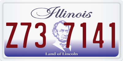 IL license plate Z737141