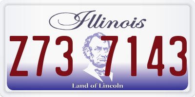 IL license plate Z737143