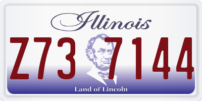 IL license plate Z737144