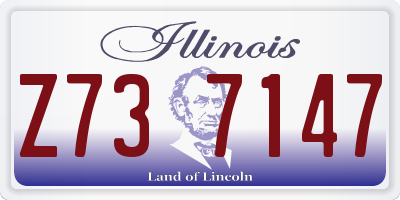 IL license plate Z737147