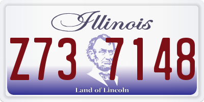 IL license plate Z737148