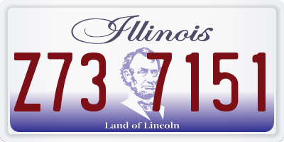 IL license plate Z737151