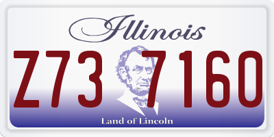 IL license plate Z737160