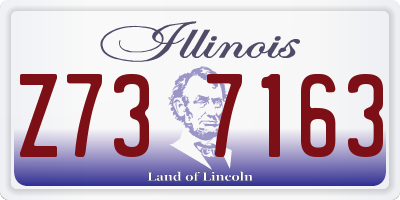 IL license plate Z737163