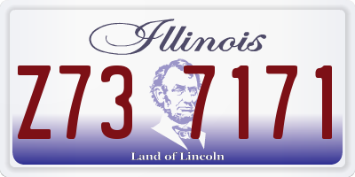 IL license plate Z737171