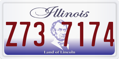 IL license plate Z737174