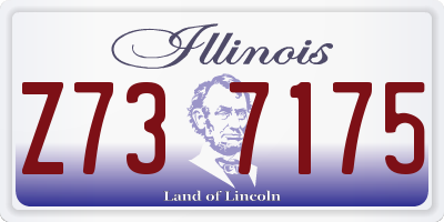 IL license plate Z737175
