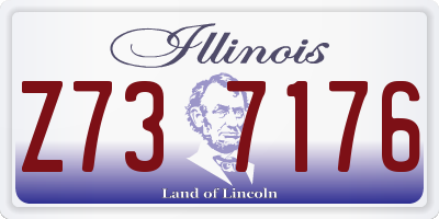 IL license plate Z737176