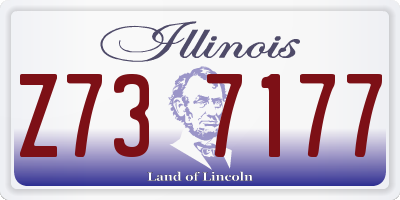 IL license plate Z737177