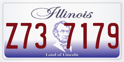 IL license plate Z737179