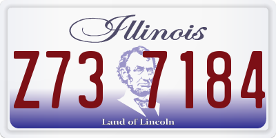 IL license plate Z737184