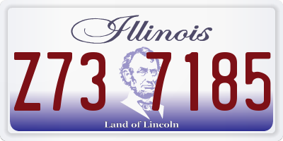 IL license plate Z737185