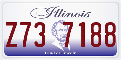 IL license plate Z737188