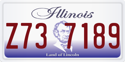 IL license plate Z737189