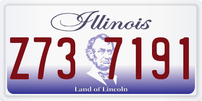 IL license plate Z737191