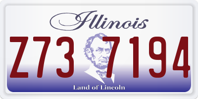 IL license plate Z737194