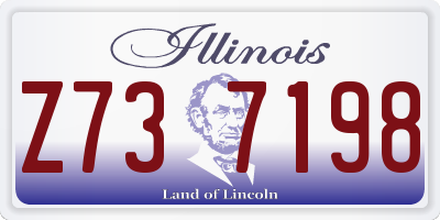 IL license plate Z737198
