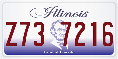 IL license plate Z737216