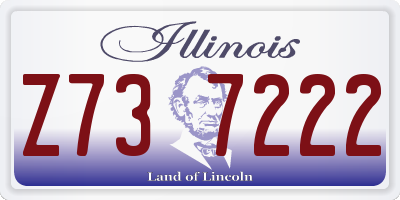 IL license plate Z737222