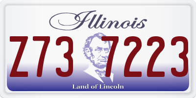 IL license plate Z737223
