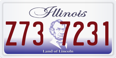 IL license plate Z737231