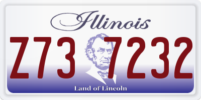 IL license plate Z737232