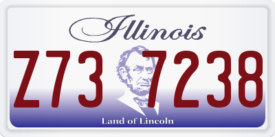 IL license plate Z737238