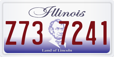 IL license plate Z737241