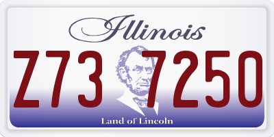 IL license plate Z737250