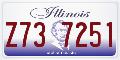 IL license plate Z737251