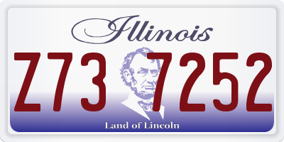 IL license plate Z737252