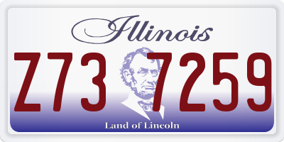 IL license plate Z737259