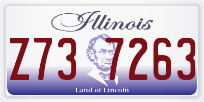 IL license plate Z737263