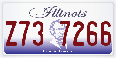 IL license plate Z737266