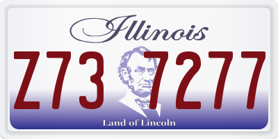 IL license plate Z737277