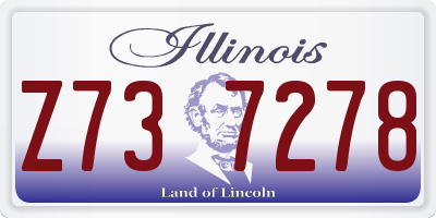 IL license plate Z737278