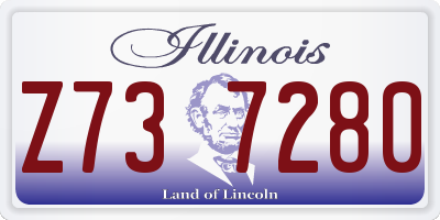 IL license plate Z737280