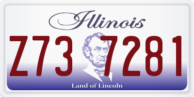 IL license plate Z737281