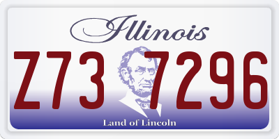 IL license plate Z737296