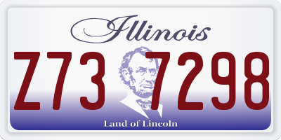 IL license plate Z737298
