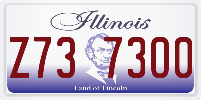 IL license plate Z737300