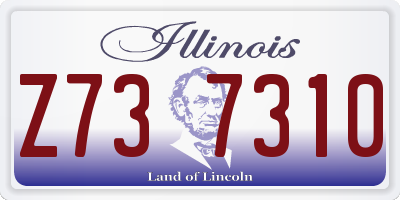 IL license plate Z737310