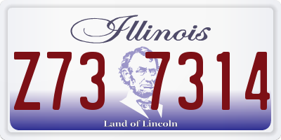 IL license plate Z737314