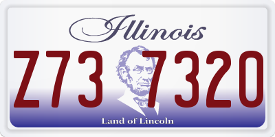 IL license plate Z737320