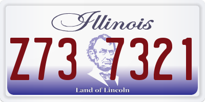 IL license plate Z737321