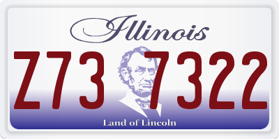 IL license plate Z737322